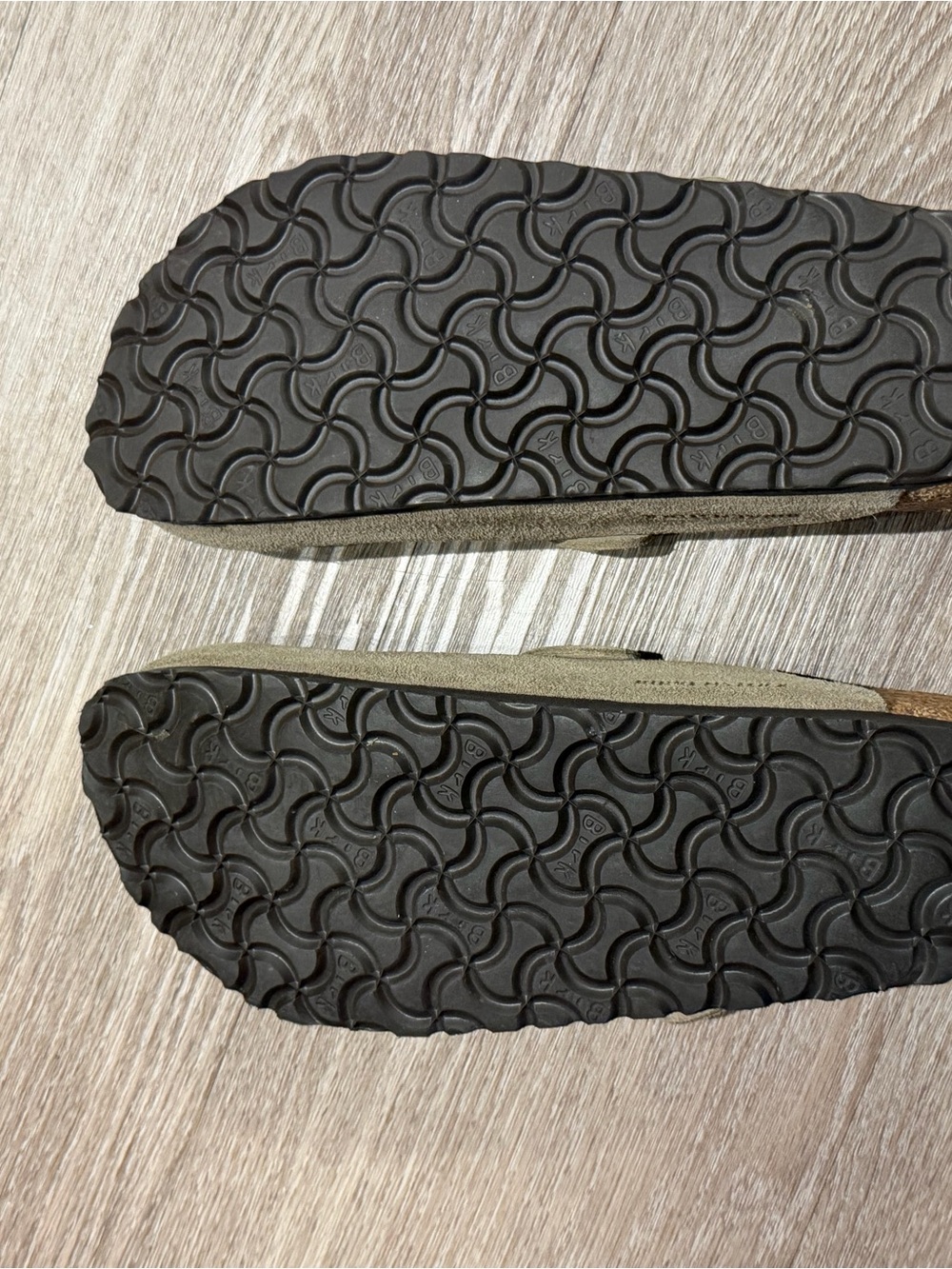 Birkenstock Boston Clogs in Taupe Suede - Picture 8 of 8
